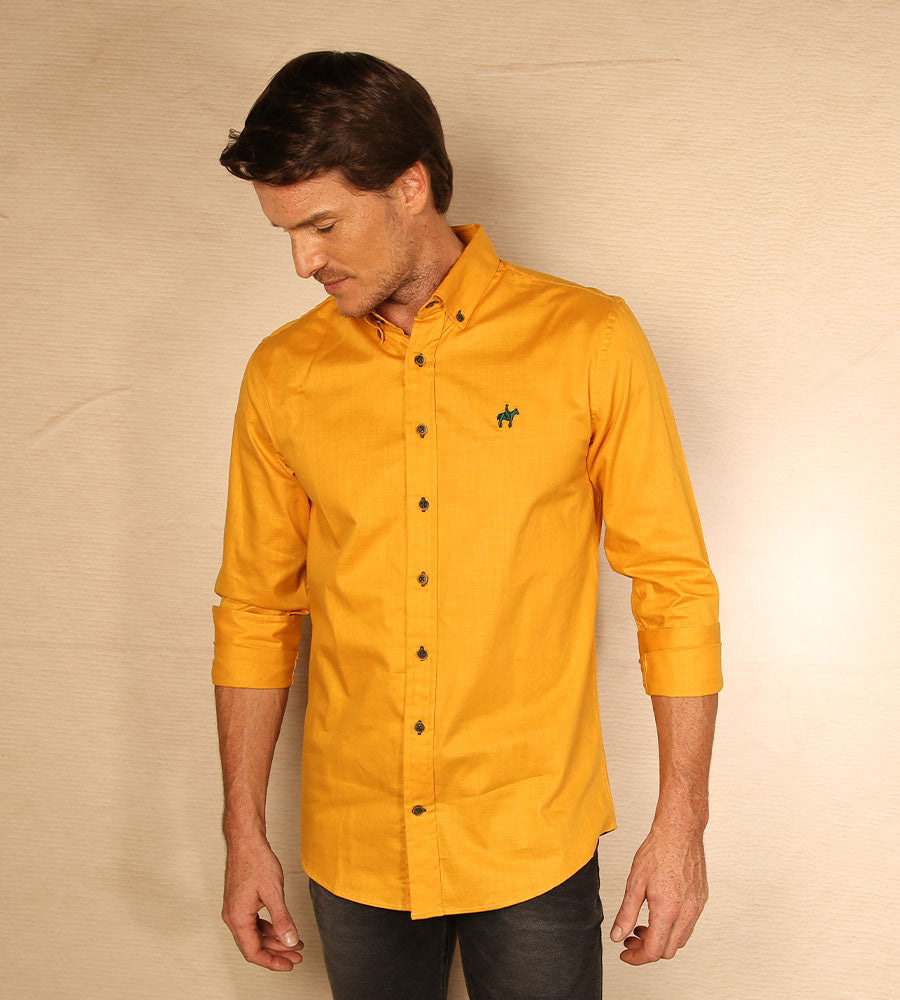 Camisa F E Mostaza M LRef. 115100623